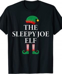 The Sleepy Joe Elf Anti Biden Matching Family Pjs Christmas Classic Shirt