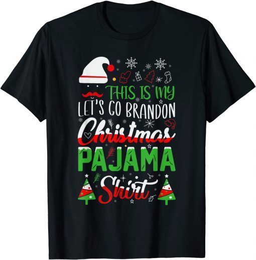 This Is My Christmas Anti Biden Pajama X-mas Tee Shirt