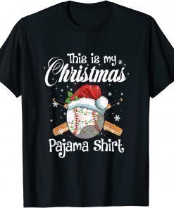 This Is My Christmas Baseball Pajama T-Shirt