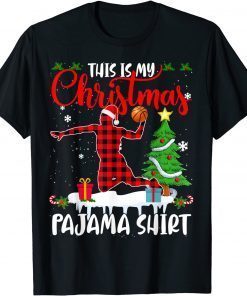 This Is My Christmas Pajama Basketball Player Plaid Classic Shirt