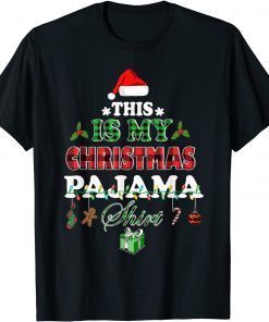 This Is My Christmas Pajama Christmas Lights and Tree Gift Shirt