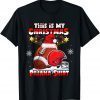 This Is My Christmas Pajama Football Christmas Lights Classic Shirt