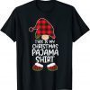 This Is My Christmas Pajama Gnome Xmas Red Plaid T-Shirt