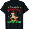 This Is My Christmas Pajama Santa Bearded Dragon Lover Unisex Shirt