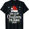 This Is My Christmas Pajama Shirt Lights Gift Shirt