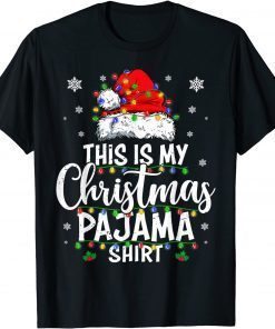 This Is My Christmas Pajama Shirt Lights Gift Shirt