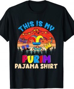 This Is My Purim Pajama Shirt Mardi Gras Lover Classic Shirt