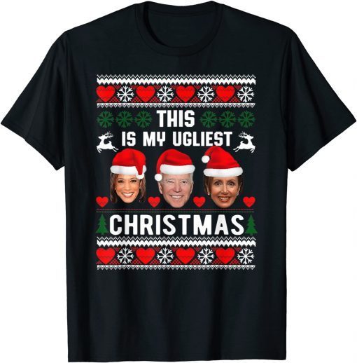 This Is My Ugliest Christmas Anti-Biden Ugly Christmas Classic Shirt