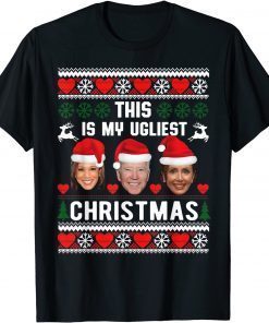 This Is My Ugliest Christmas Anti-Biden Xmas Gift T-Shirt