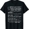 Tony and Ezekiel Hey What's Your Name Classic Shirt