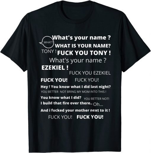 Tony and Ezekiel Hey What's Your Name Classic Shirt