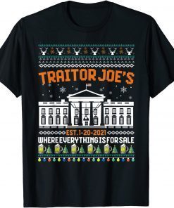 Traitor Joe's Where Everything Is For Sale Xmas Pajamas Classic Shirt