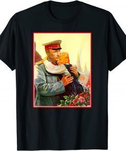 Trump Baby with Putin Soviet Propaganda Poster Classic Shirt