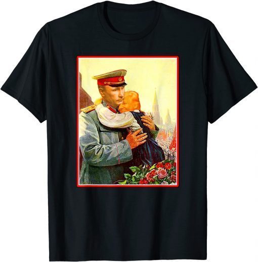 Trump Baby with Putin Soviet Propaganda Poster Classic Shirt