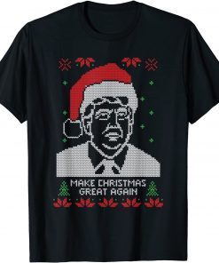 Trump Costume PJ Lets Make Christmas Great Again Ugly Xmas Unisex Shirt