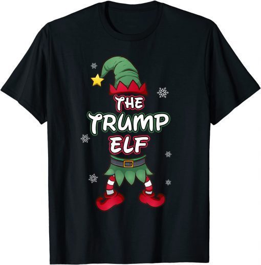 Trump Elf Christmas Pajamas Pjs Matching Family Group Unisex Shirt