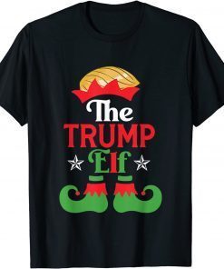 Trump Elf Matching Family Group Christmas Party Pajama X-mas Limited Shirt