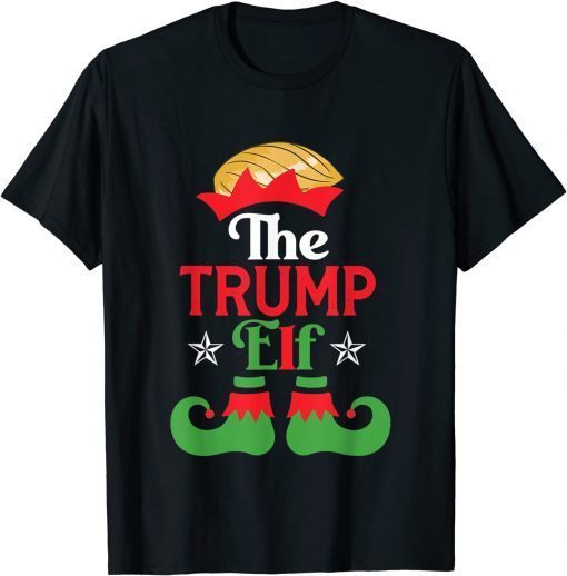 Trump Elf Matching Family Group Christmas Party Pajama X-mas Limited Shirt