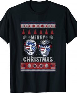 Trump Joe Biden Ugly Christmas Sweater For Xmas Unisex Shirt