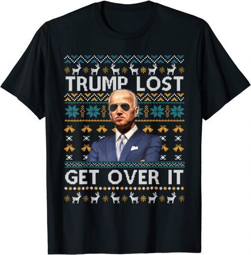 Trump Lost Snowflake Pro Joe Anti Trump Xmas Pajamas Classic T-Shirt