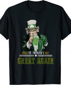 Trump Lover Make St Patricks Day Great Again Gift Shirt