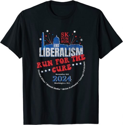 USA Conservative Anti Liberal Anti Biden 5K Fun Run Classic Shirt