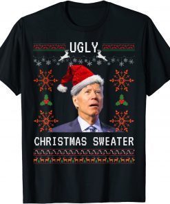 Ugly Biden Christmas Sweater Pajamas 2022 Shirt
