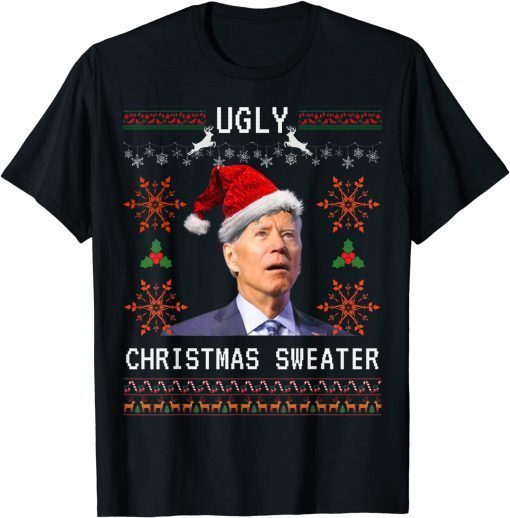 Ugly Biden Christmas Sweater Pajamas 2022 Shirt