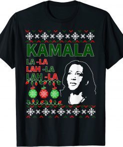 Ugly Christmas Kamala Harris Biden T-Shirt