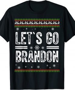 Ugly Christmas Lets Go Branson Brandon Conservative Unisex T-Shirt