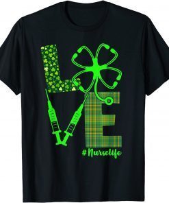 Vaccine Nurse St. Patrick's Love Gift T-Shirt