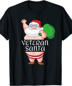 Veteran Santa Elf Matching Family Group Christmas Party PJs Classic Shirt