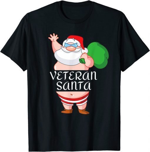 Veteran Santa Elf Matching Family Group Christmas Party PJs Classic Shirt