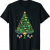 Video Game Controller Christmas Tree For Gamer Unisex Shirt