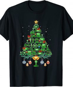 Video Game Controller Christmas Tree For Gamer Unisex Shirt