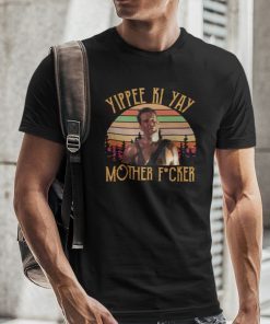 Vinatge Yippee Ki Yay Mother F cker John MClcane Gift Shirt