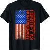 Vintage America Flag I Identify As Non-Bidenary Anti Liberal Classic Shirt