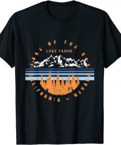 Vintage Lake Tahoe Lake Of The Sky California Nevada Classic T-Shirt