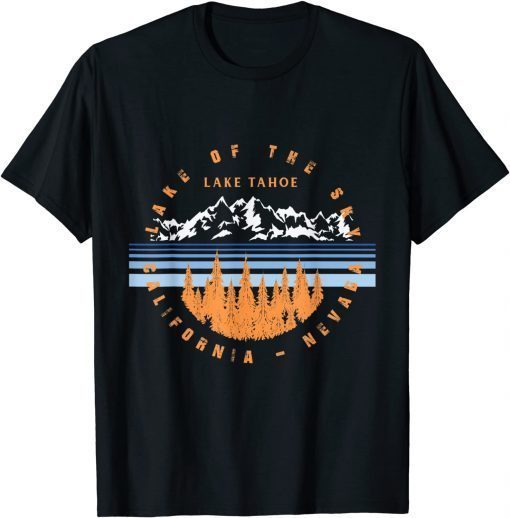 Vintage Lake Tahoe Lake Of The Sky California Nevada Classic T-Shirt