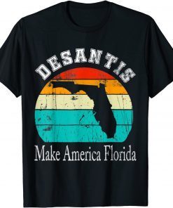 Vintage Trump DeSantis 2024 Election, Make America Florida Classic Shirt