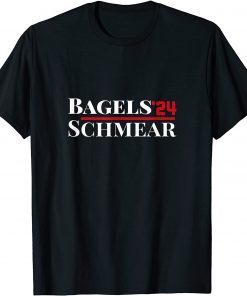 Vote Bagels And Schmear Political 2024 Presidential Election Unisex Shrit