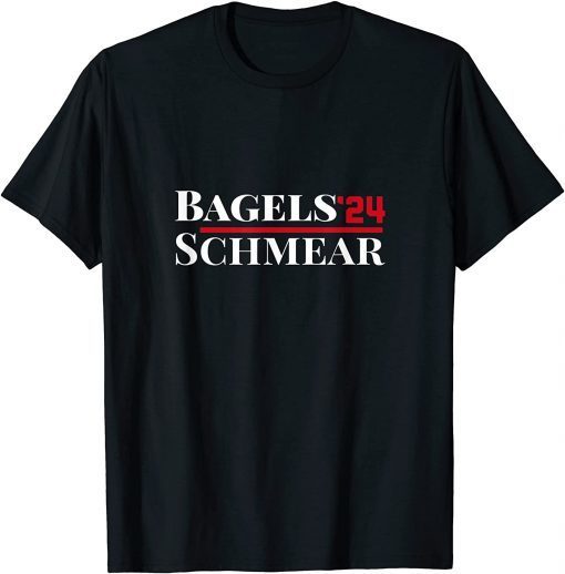 Vote Bagels And Schmear Political 2024 Presidential Election Unisex Shrit