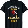 Whoever voted Biden owes me gas money! Empty gauge 2022 Shirt