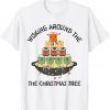 Woking Around the Christmas Tree Anime Kawaii Manga Unisex Shirt