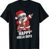 Xmas Dabbing Santa Claus Happy Holla Days Christmas Official T-Shirt