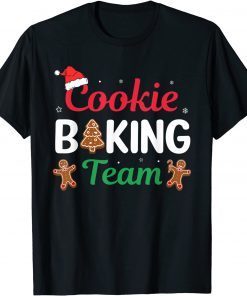 Xmas Family Matching Group Cookie Baking Team Christmas Gift Shirt