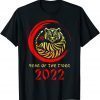 Year of The Tiger 2022 Circular Asian Chinese New Year Unisex Shirt