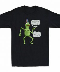 Yer A Wizard Kermit Funny Frog With Gun Meme Classic Shirt