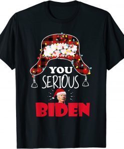 You Serious Biden Christmas 2022 Family Buffalo Plaid Unisex Classic Shirt