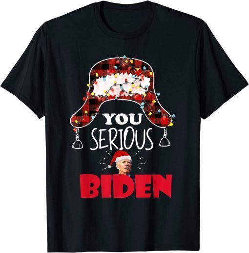 You Serious Biden Christmas 2022 Family Buffalo Plaid Unisex Classic Shirt